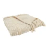 Striped Woven Fringe Throw Blanket - Saro Lifestyle -Saro Lifestyle GUEST fc5b5ae9 91ae 4b26 a0bd 13ed4a4edcf2