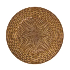 Saro Lifestyle Natural Look Faux Rattan Charger Plate (Set Of 4), 13"x13", Brown 11 Saro Lifestyle Natural Look Faux Rattan Charger Plate (Set Of 4), 13"x13", Brown -Saro Lifestyle GUEST fc853602 c6b6 4bc9 9eb0 e296ff109b5b