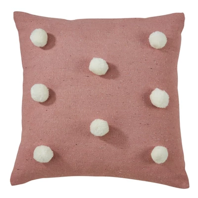 Saro Lifestyle Pom Pom Decorative Pillow Cover 5 Saro Lifestyle Pom Pom Decorative Pillow Cover - Image 3