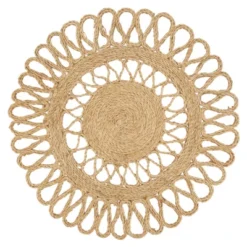 Saro Lifestyle Loopy Table Mats With Jute Design (Set Of 4), Beige 9 Saro Lifestyle Loopy Table Mats With Jute Design (Set Of 4), Beige -Saro Lifestyle GUEST ff579460 7a2c 4bc8 b9d4 3a4200261a4c